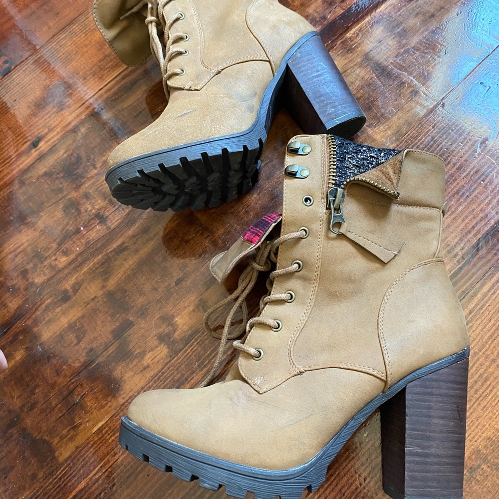 Chunky ankle boots